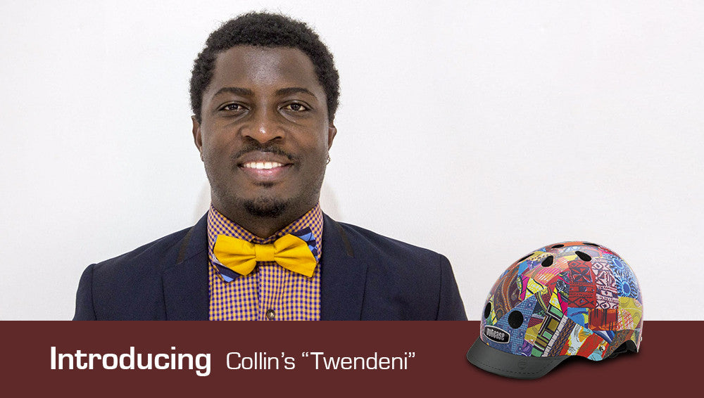 Twendeni - Limited-Edition Unframed Helmet by Collin Sekajugo