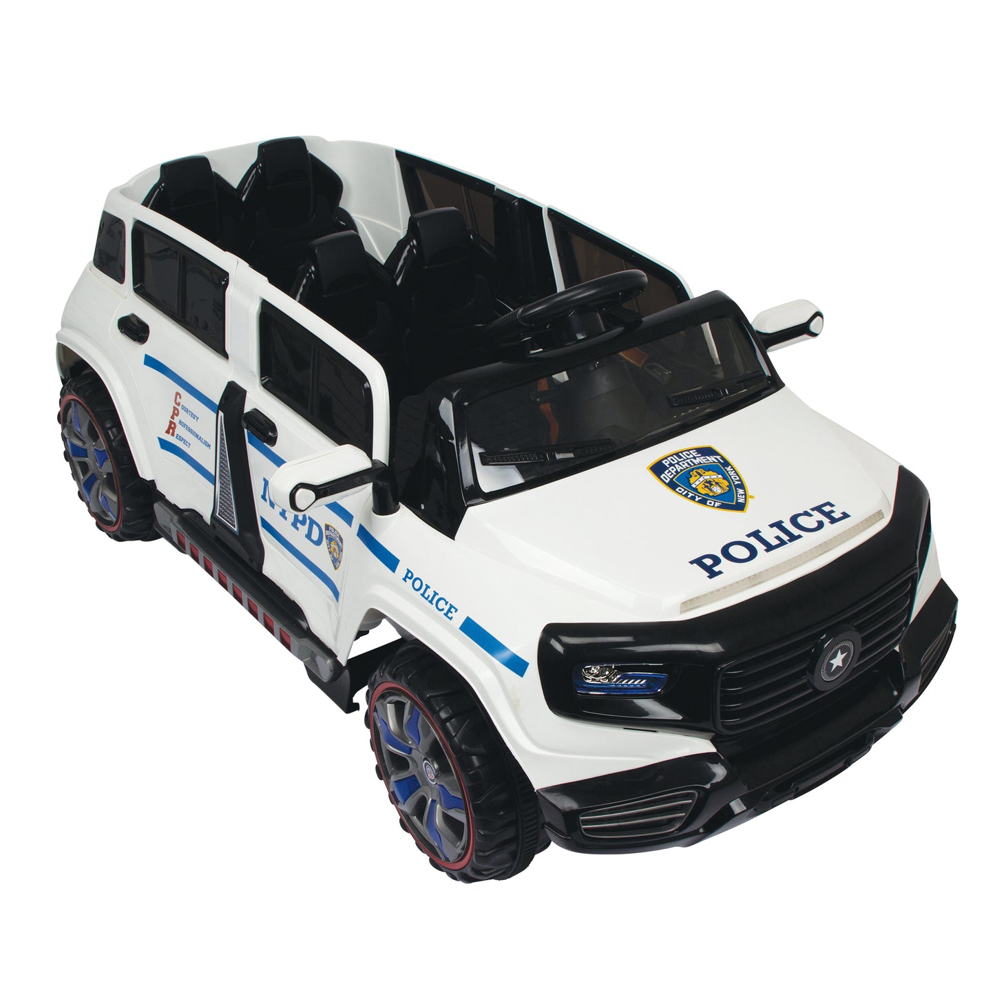 Playwheels Ride-On NYC-NYPD Police Car Ride On 2-seater