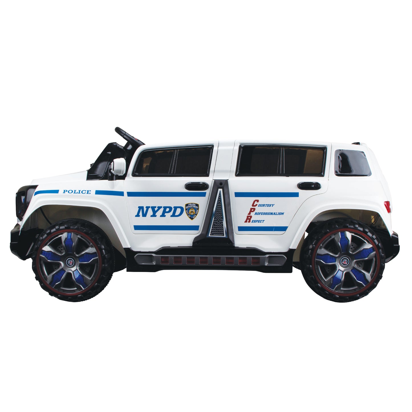 Playwheels Ride-On NYC-NYPD Police Car Ride On 2-seater