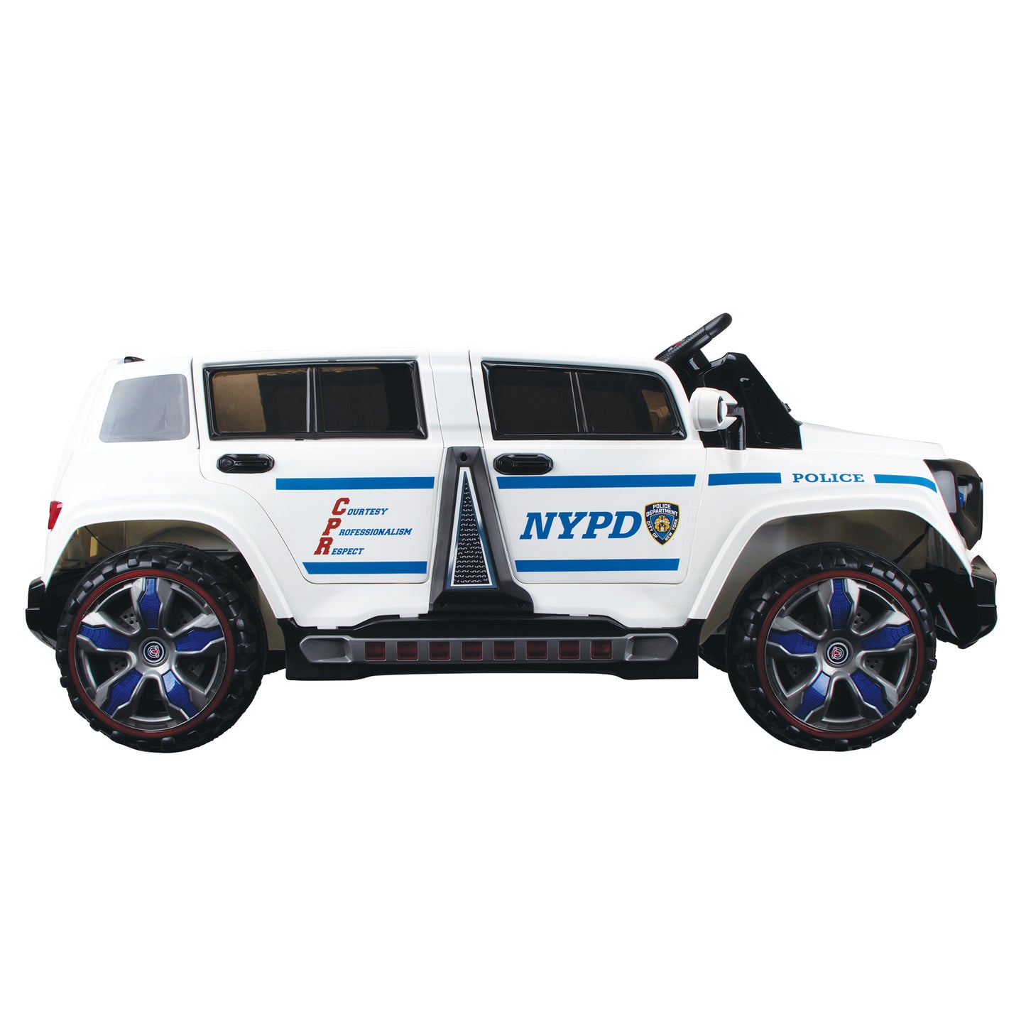 Playwheels Ride-On NYC-NYPD Police Car Ride On 2-seater