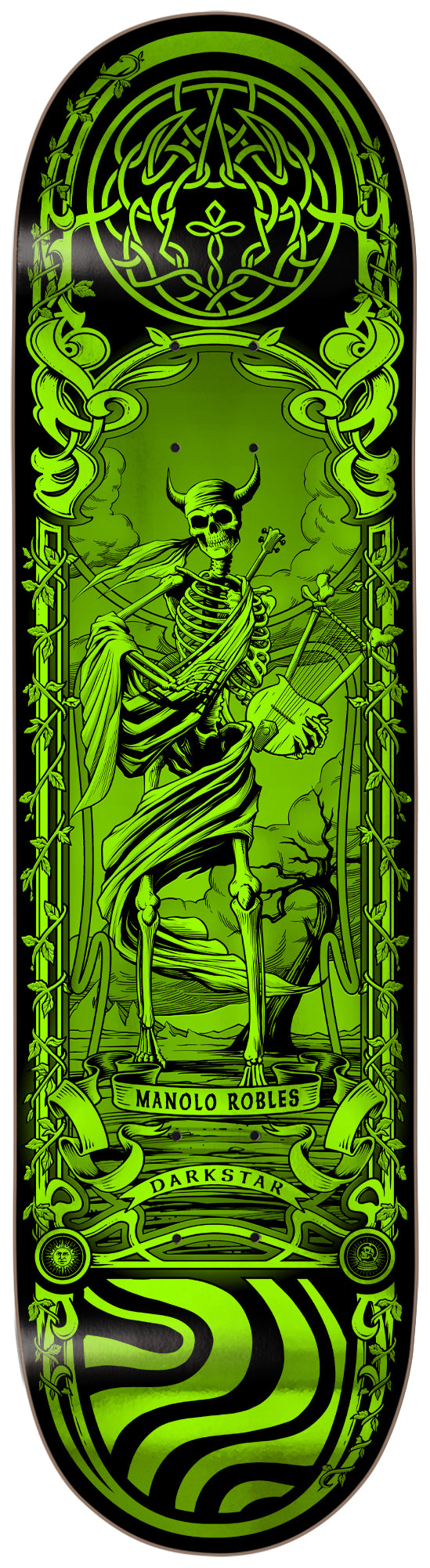 Darkstar Decks Manolo Celtic Foil R7 8.0 Skateboard Deck