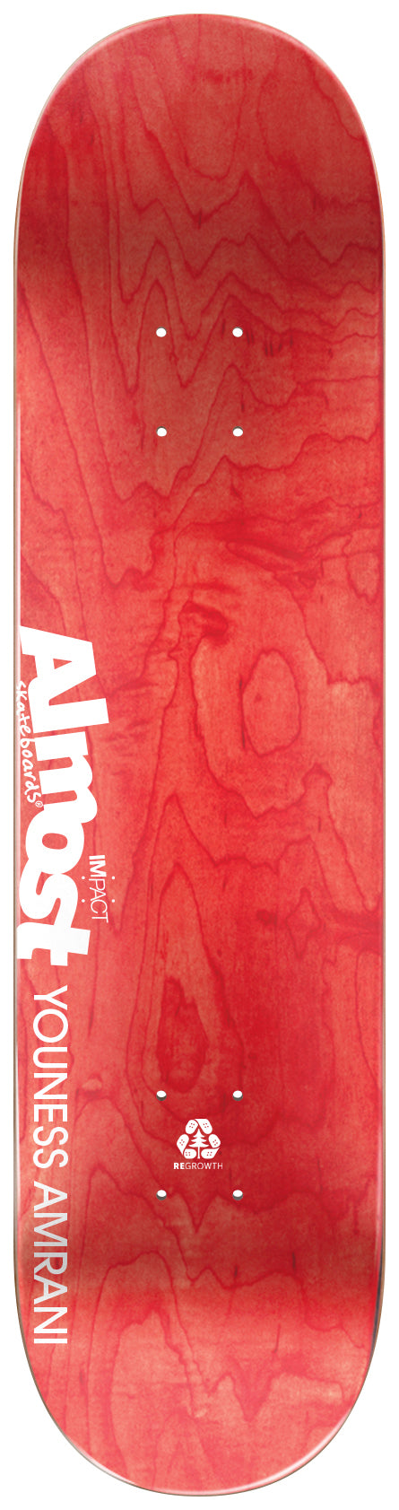 Almost Decks Interweave Rings Impact Youness 8.25 Skateboard Deck