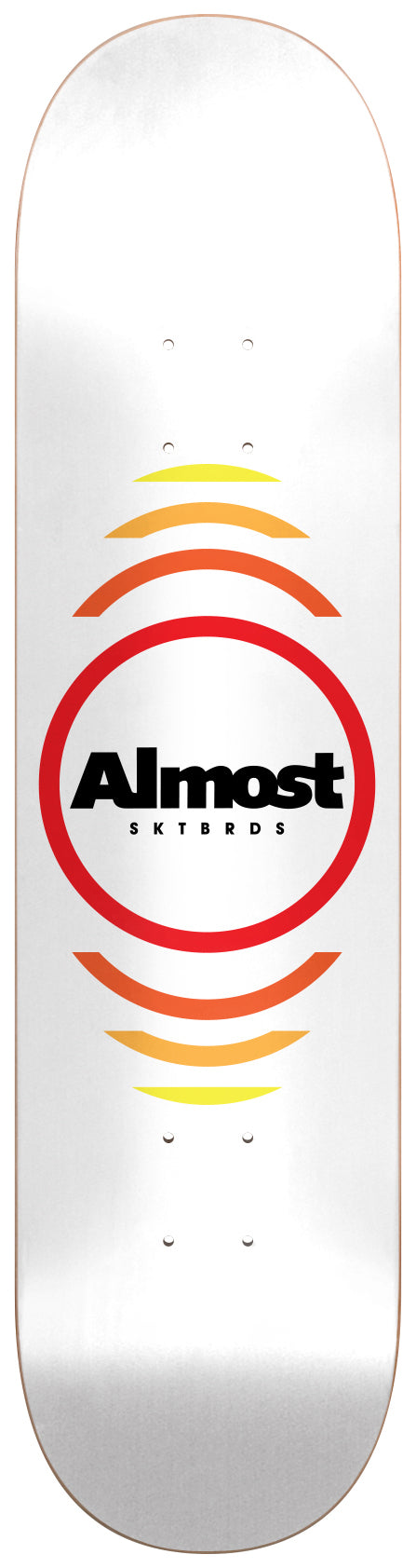 Almost Decks Reflex White 7.75 Skateboard Deck