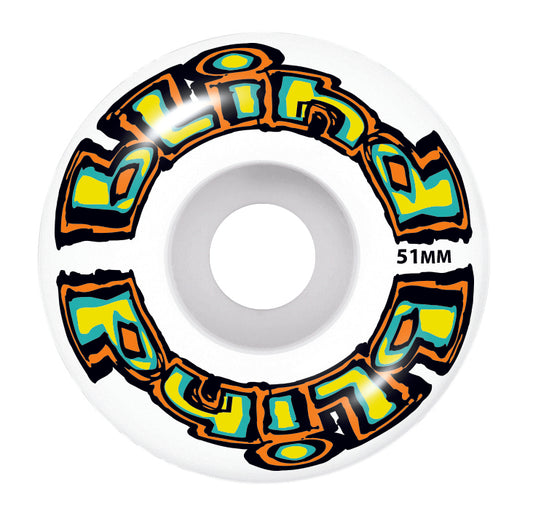 Blind Wheels Og Wrap Orange/Teal 51mm