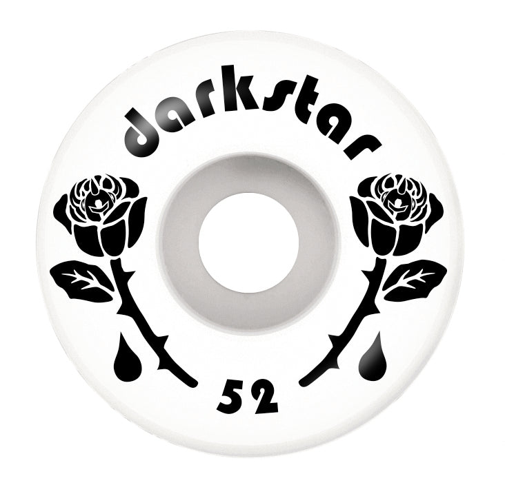 Darkstar Wheels Forty Black/White 52mm