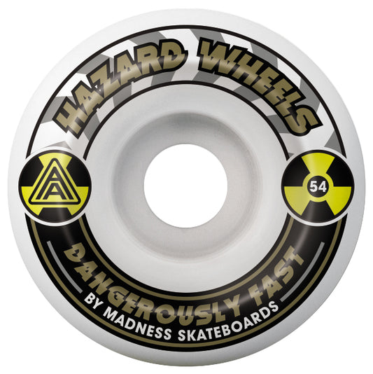 Hazard Wheels AA Conical Alarm White/Gold 54mm