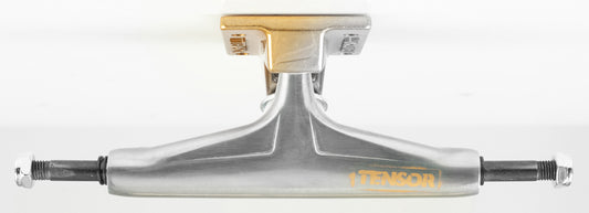 Tensor Trucks Aluminum Stencil Mirror Raw/Gold Fade Skateboard Trucks