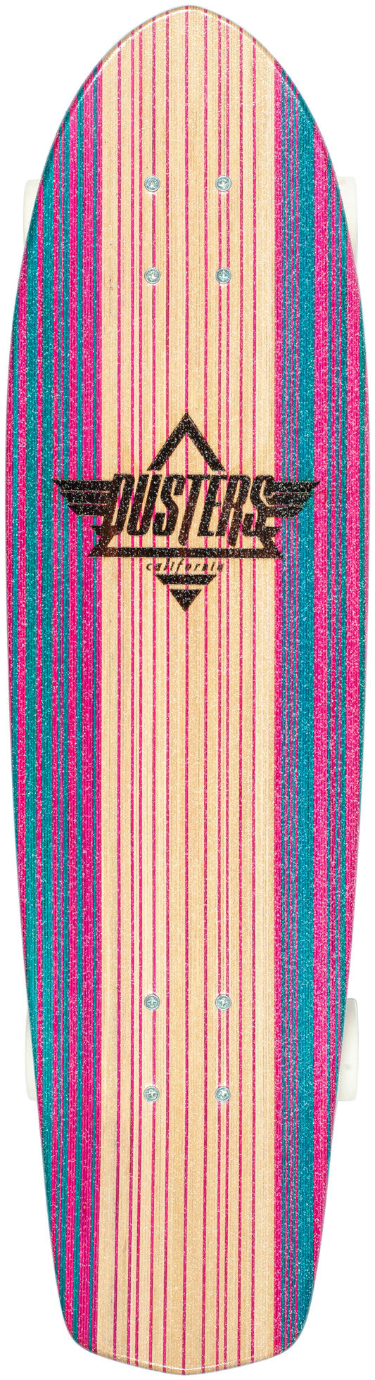 Dusters California 31" Flashback Checker Tie Dye Cruiser Skateboard