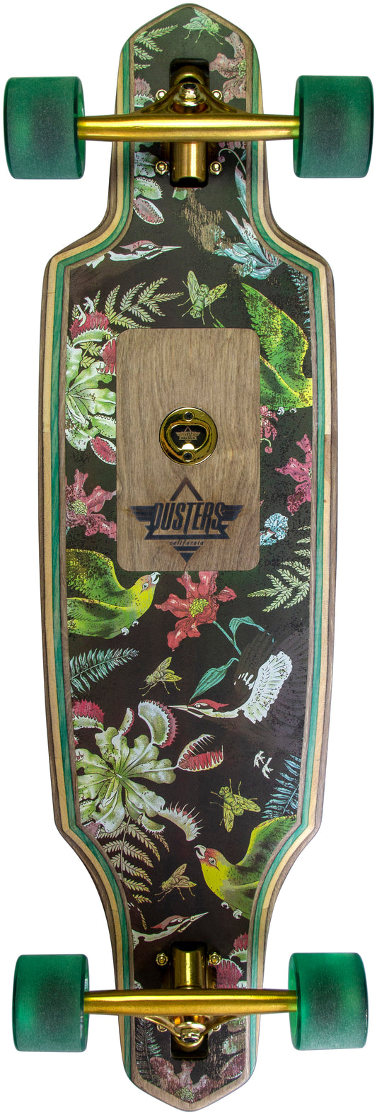 Dusters California 34" Predator Green Longboard Skateboard