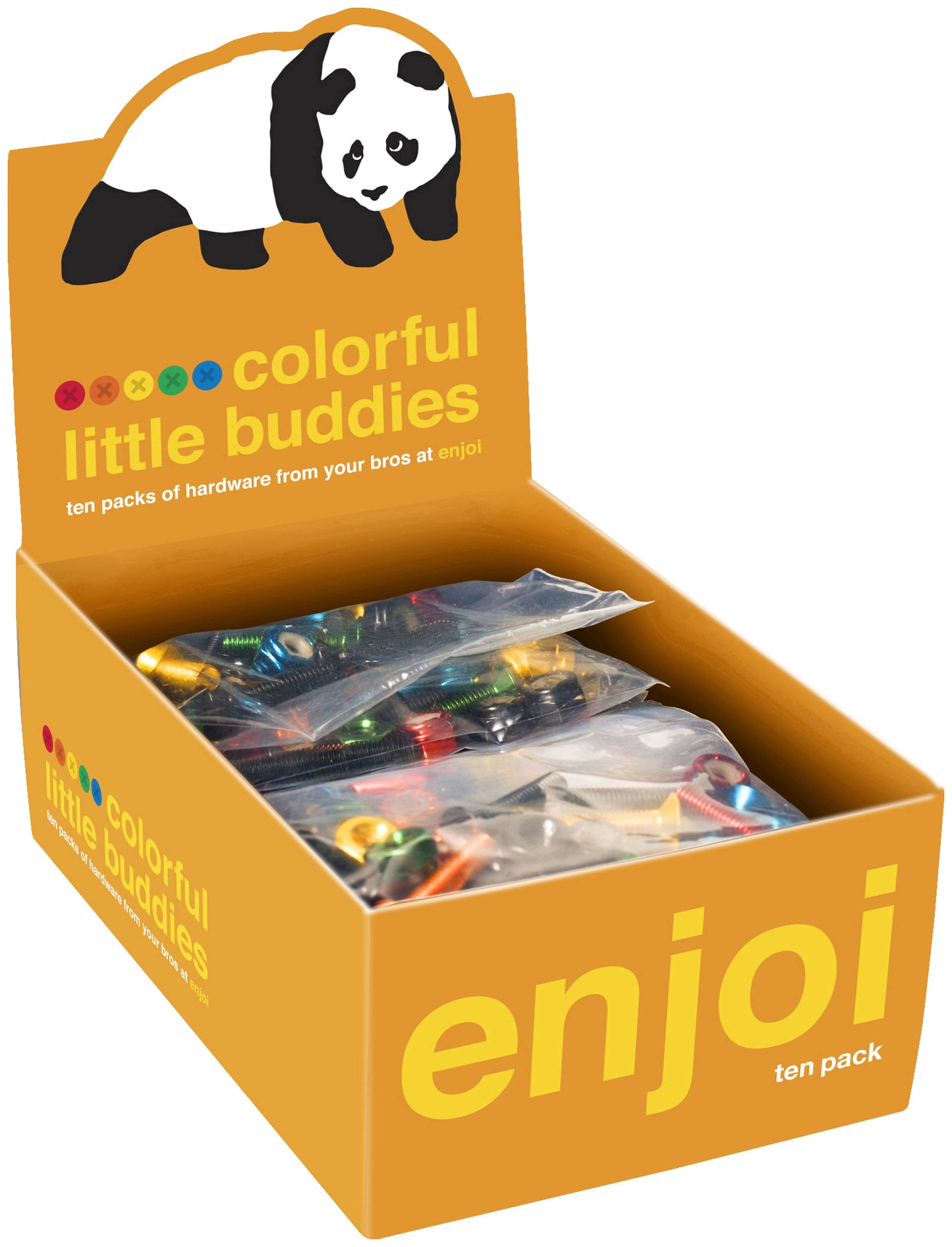 enjoi Hardware Little Buddies Bolts 10-Pack