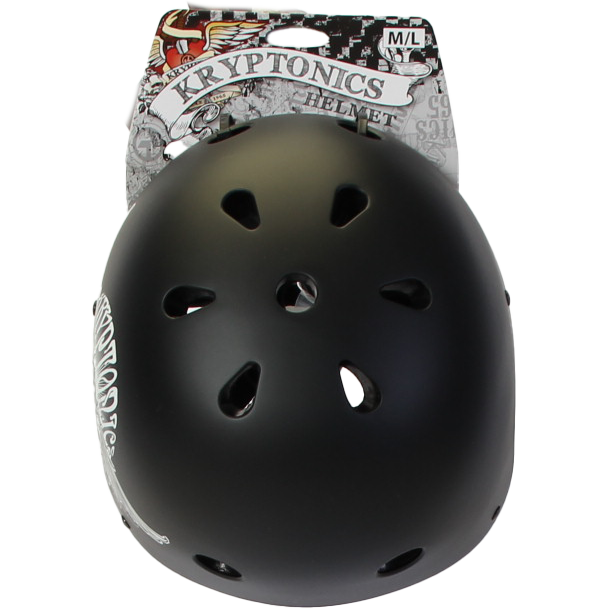 Kryptonics Helmet Black Md/Lg