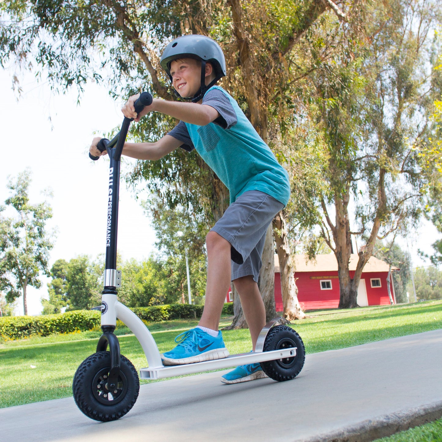 Pulse Scooters Kick Dx1 Scooter Black/Wht/Red