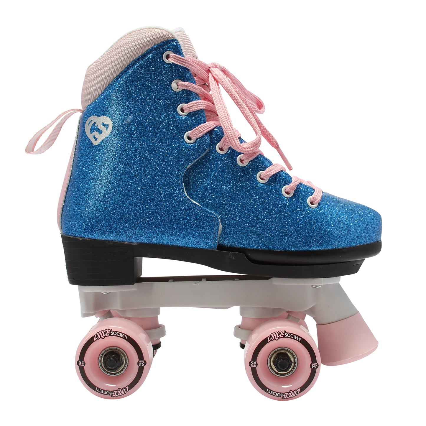 Circle Society Skates Adjustable Bling Bubble Gum - Size 3-7K