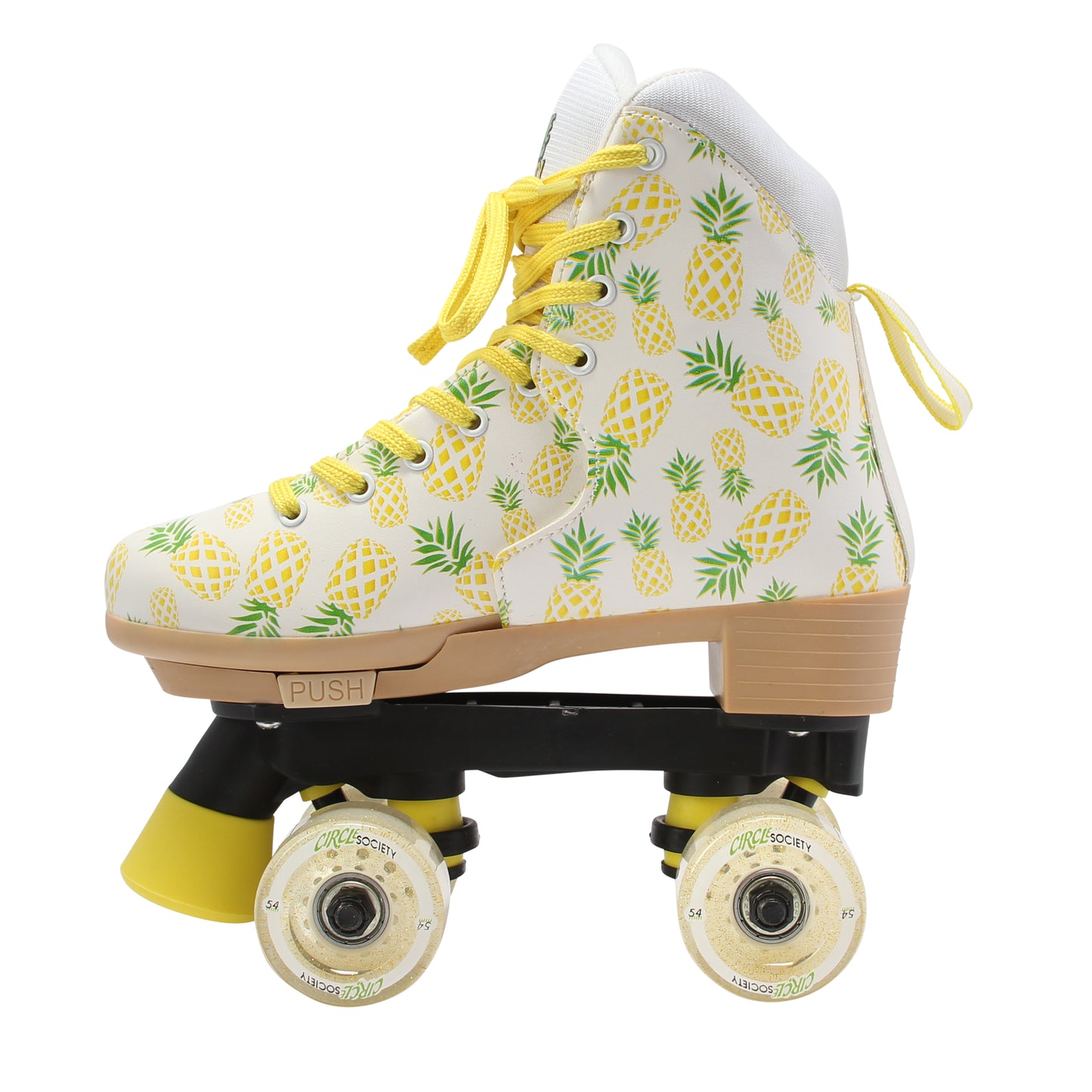 Circle Society Adjustable Craze Crushed Pineapple Skate - Size 3-7K 4-Pack