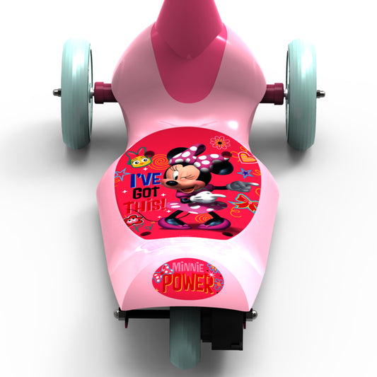 Playwheels Scooters Electric Safe Start w/Overbox Minnie