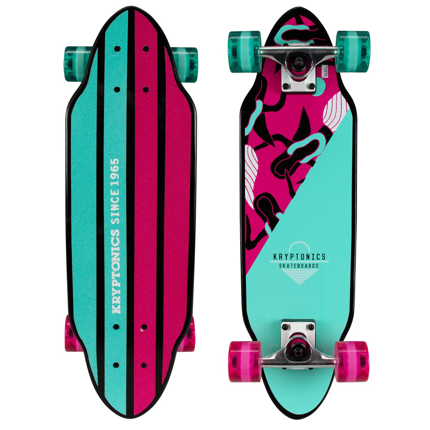 Kryptonics Completes 26" Mini Cutaway Cruiser Skb Mermaids 2Pk