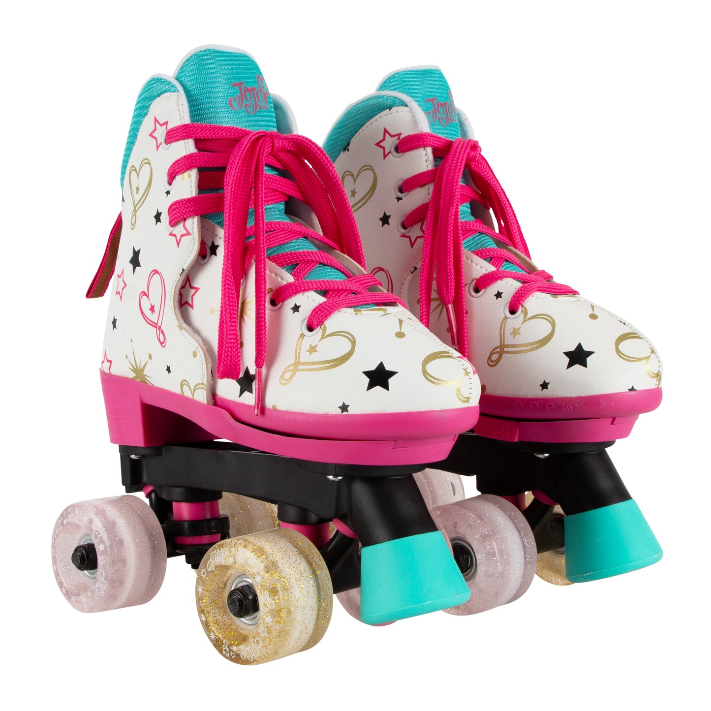 Circle Society Adjustable Jojo Party In Pink Skate - 12-3K, 2-Pack