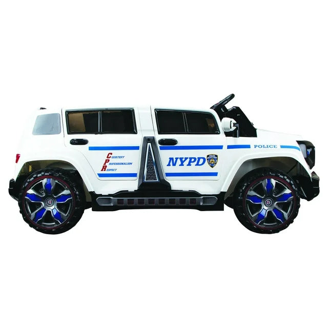 Playwheels Ride-On NYC-NYPD Police Car Ride On 2-seater