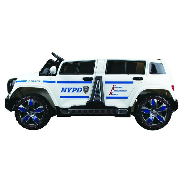 Playwheels Ride-On NYC-NYPD Police Car Ride On 2-seater