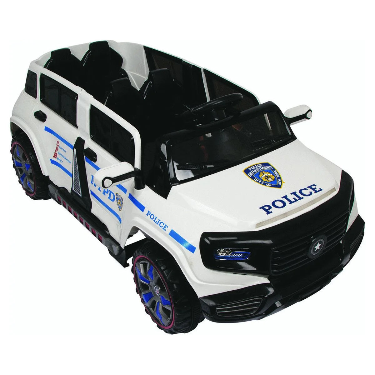 Playwheels Ride-On NYC-NYPD Police Car Ride On 2-seater