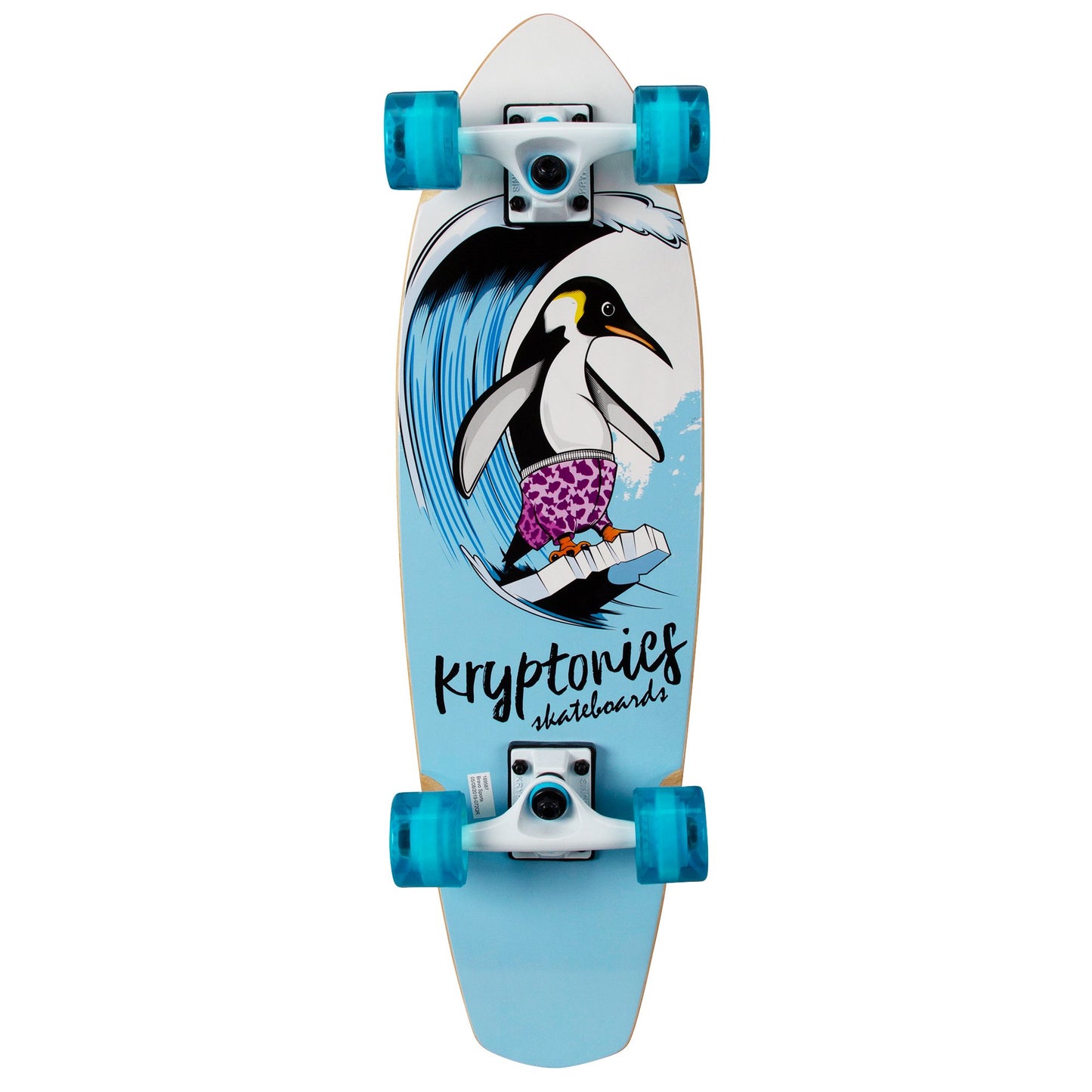 Kryptonics Completes 28" Cruiser Board Skb Hang Ten Penguin 2Pk