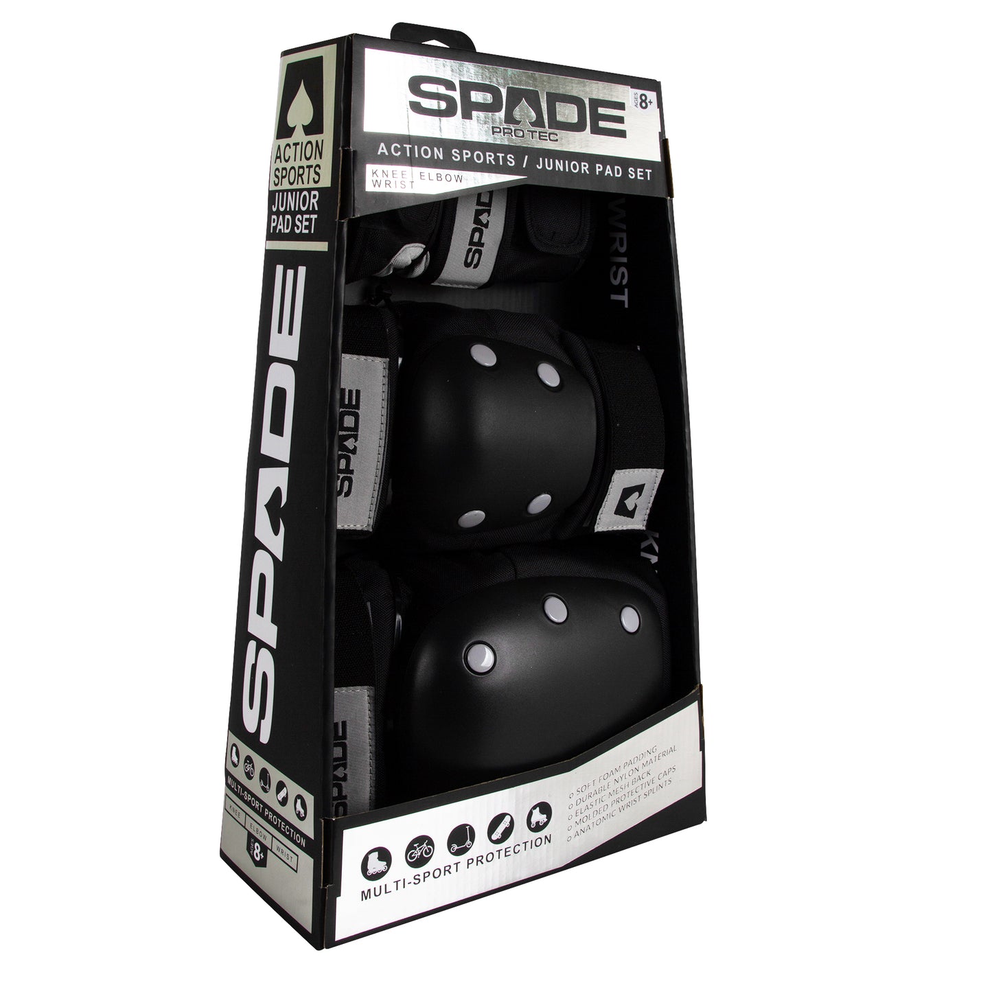 Spade Series Junior Pad Set - Black