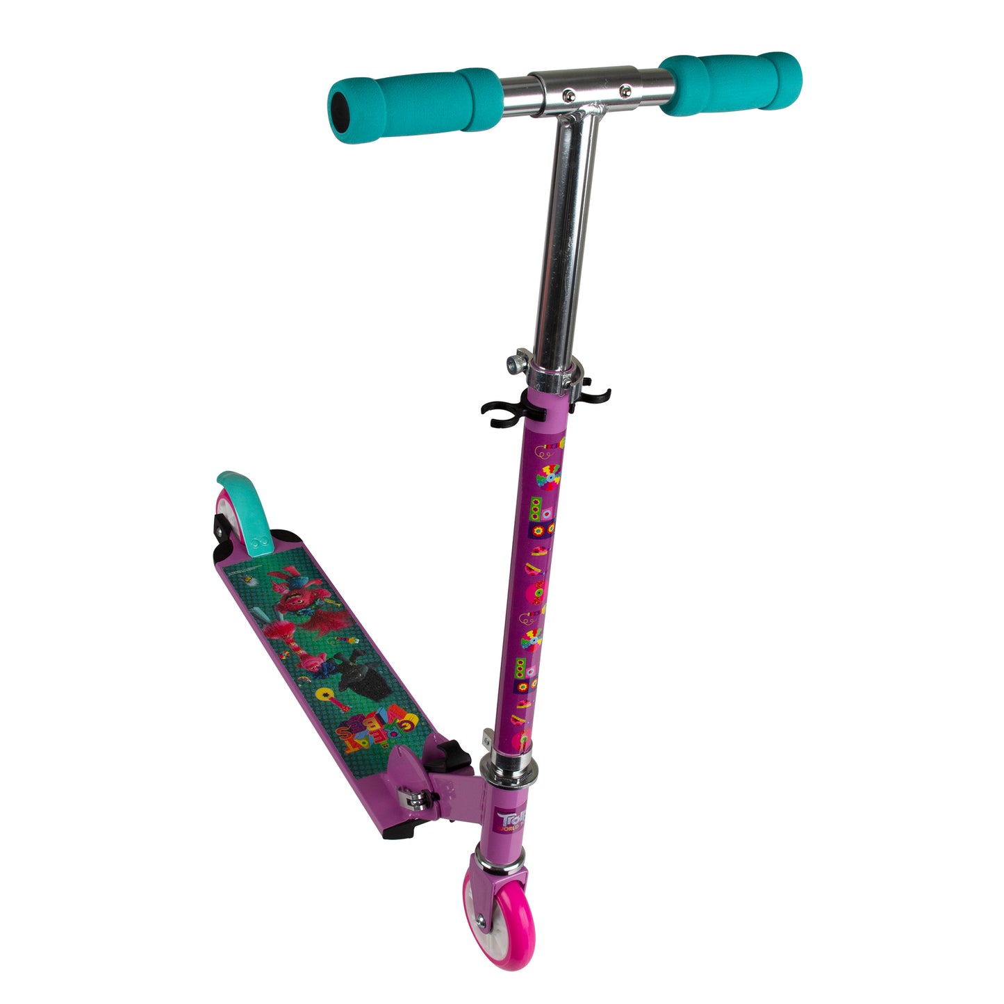 Playwheels Scooters 2-Wheel Aluminum Folding Trolls World Tour