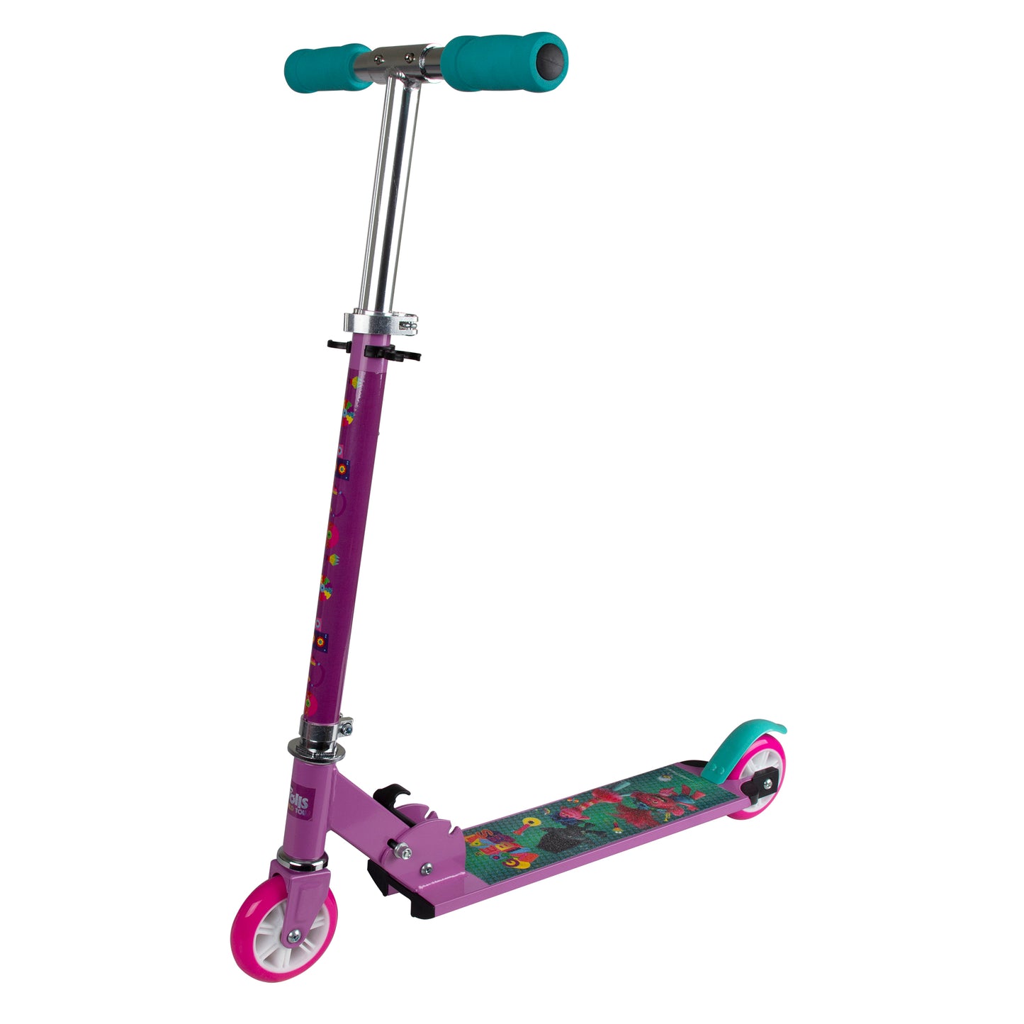 Playwheels Scooters 2-Wheel Aluminum Folding Trolls World Tour