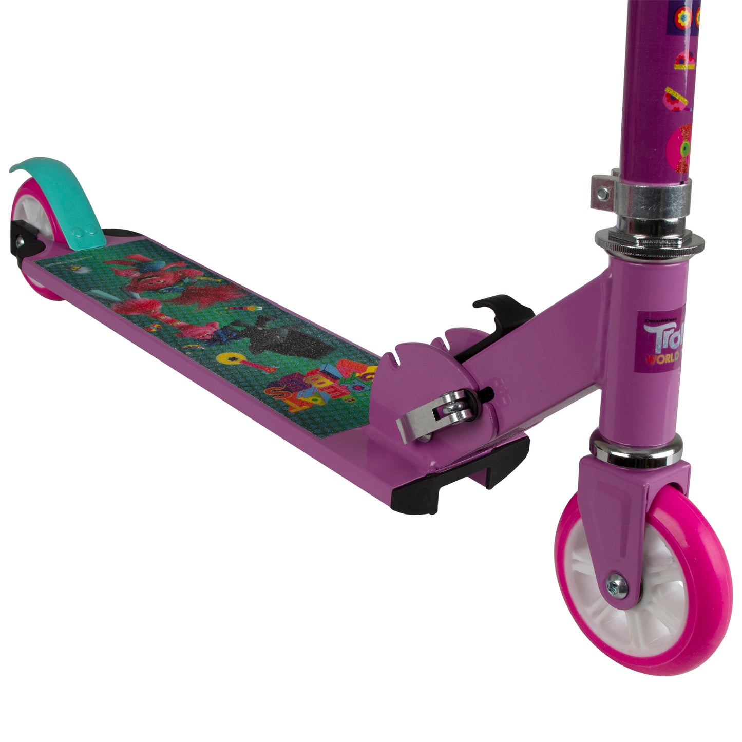 Playwheels Scooters 2-Wheel Aluminum Folding Trolls World Tour