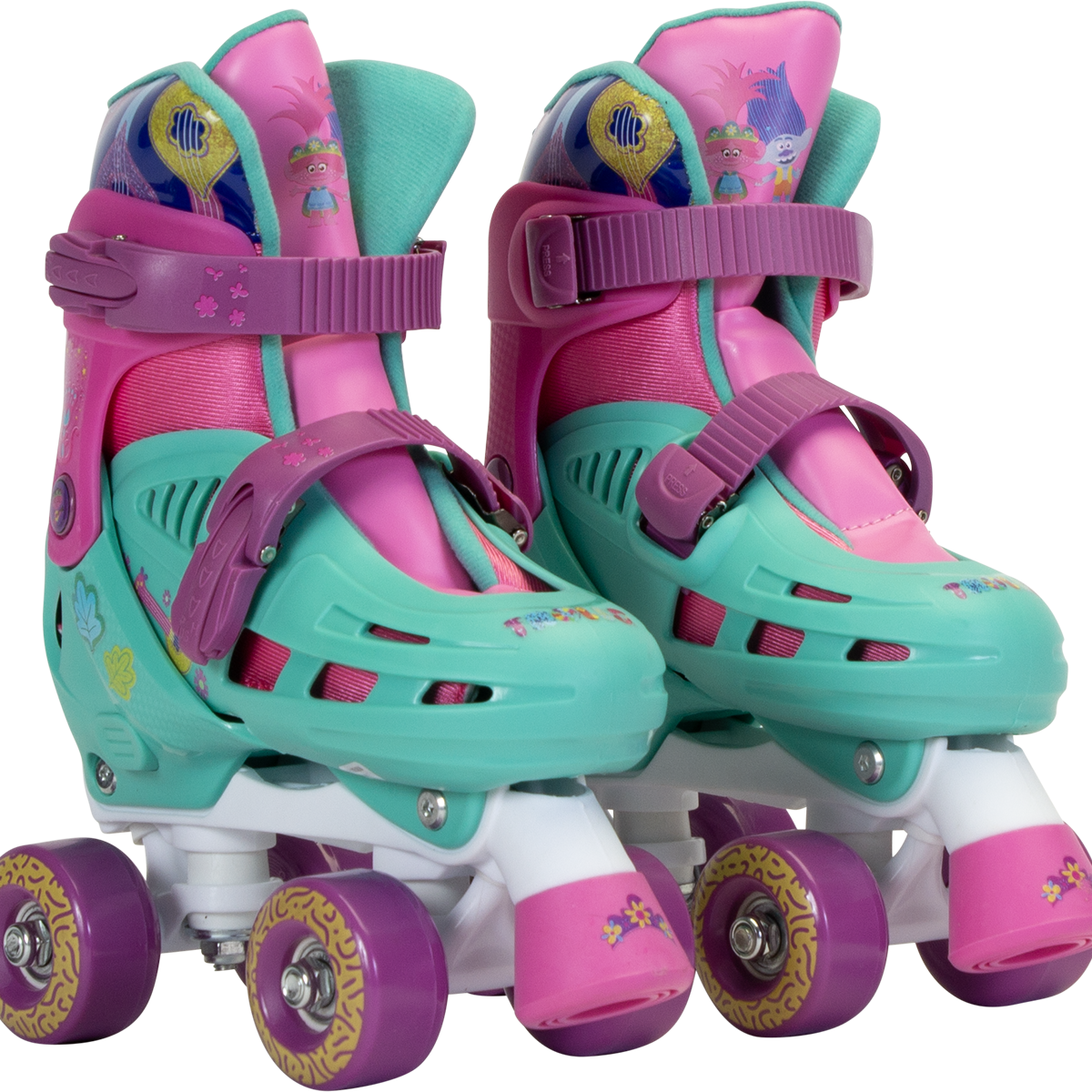 Playwheels Skates Adjustable Trolls World Tour v1 - Size 10-13K