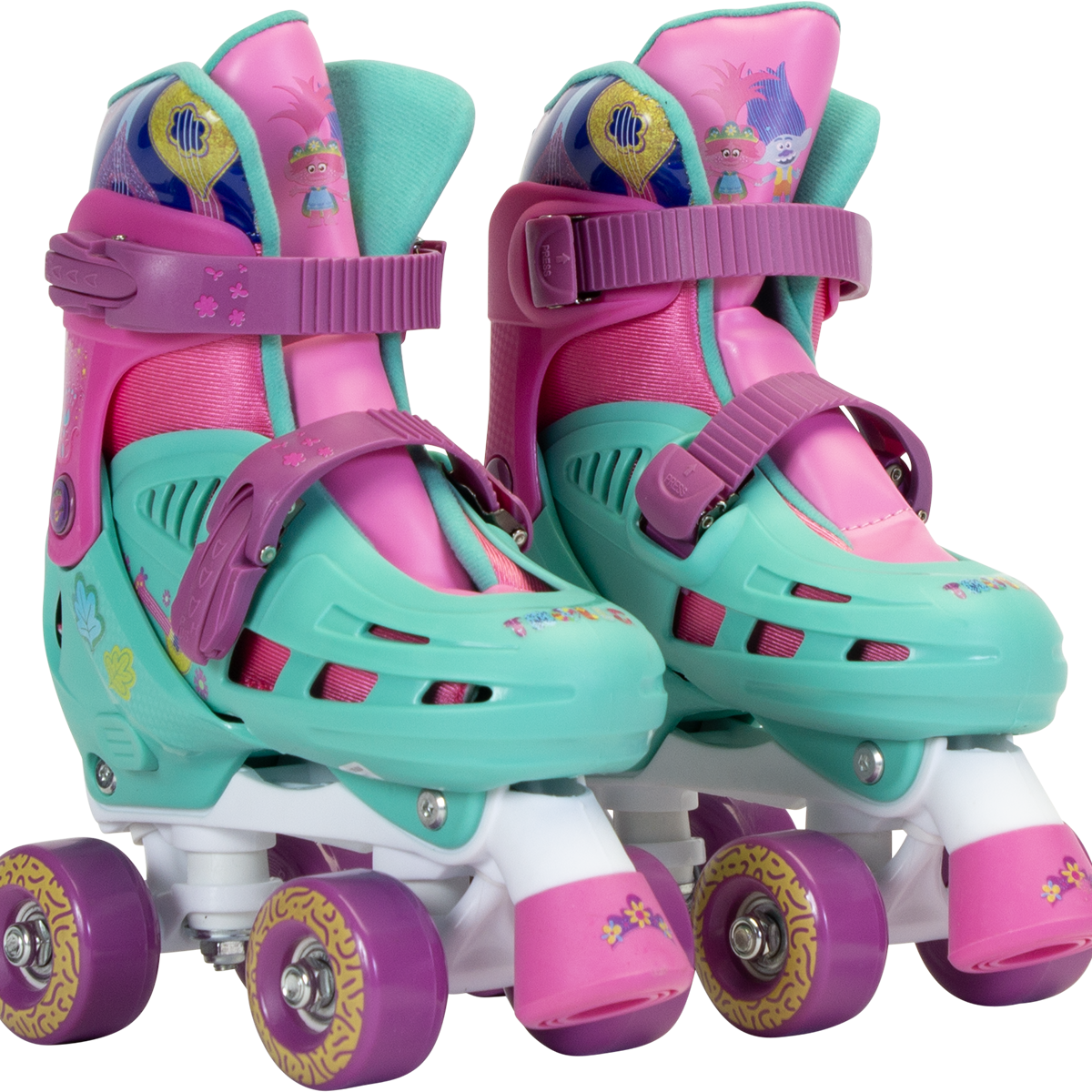 Playwheels Skates Adjustable Trolls World Tour v1 - Size 10-13K