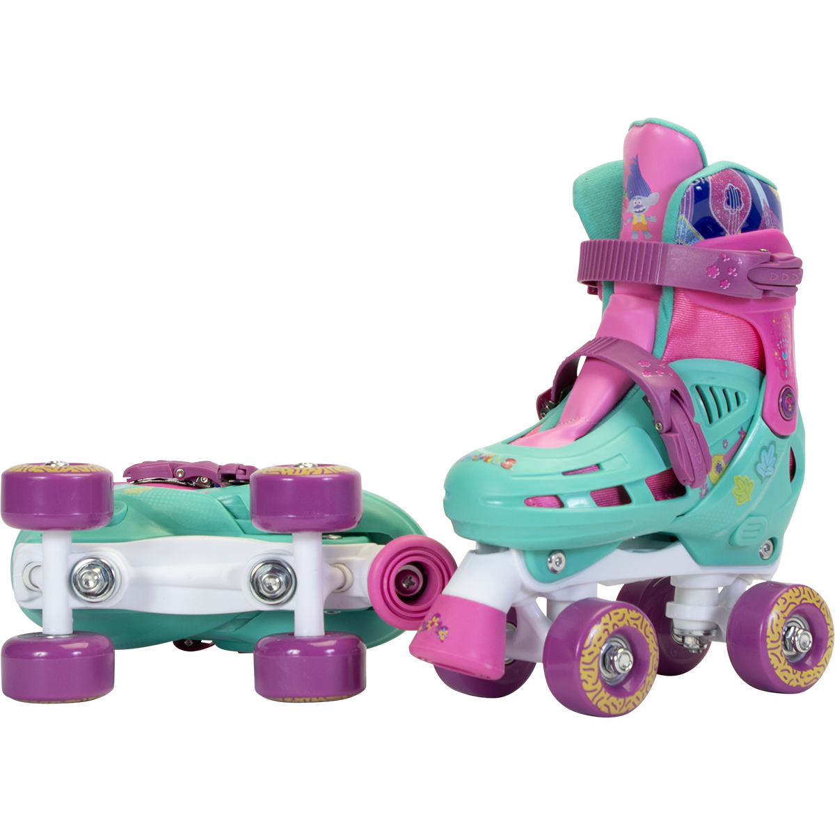 Playwheels Skates Adjustable Trolls World Tour v1 - Size 10-13K