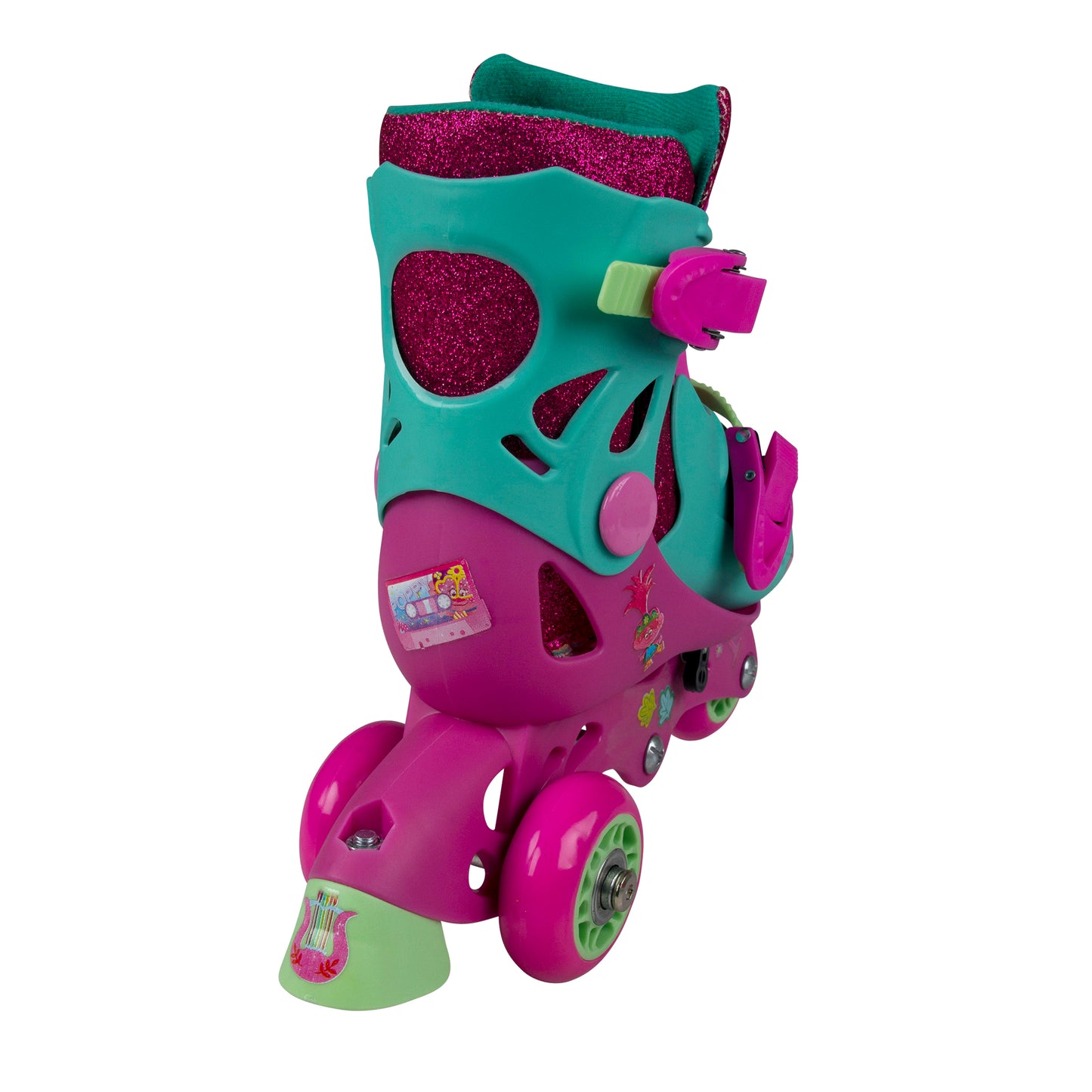 Playwheels Skates Convertible 2-in-1 Skate Trolls - Size 6-9T