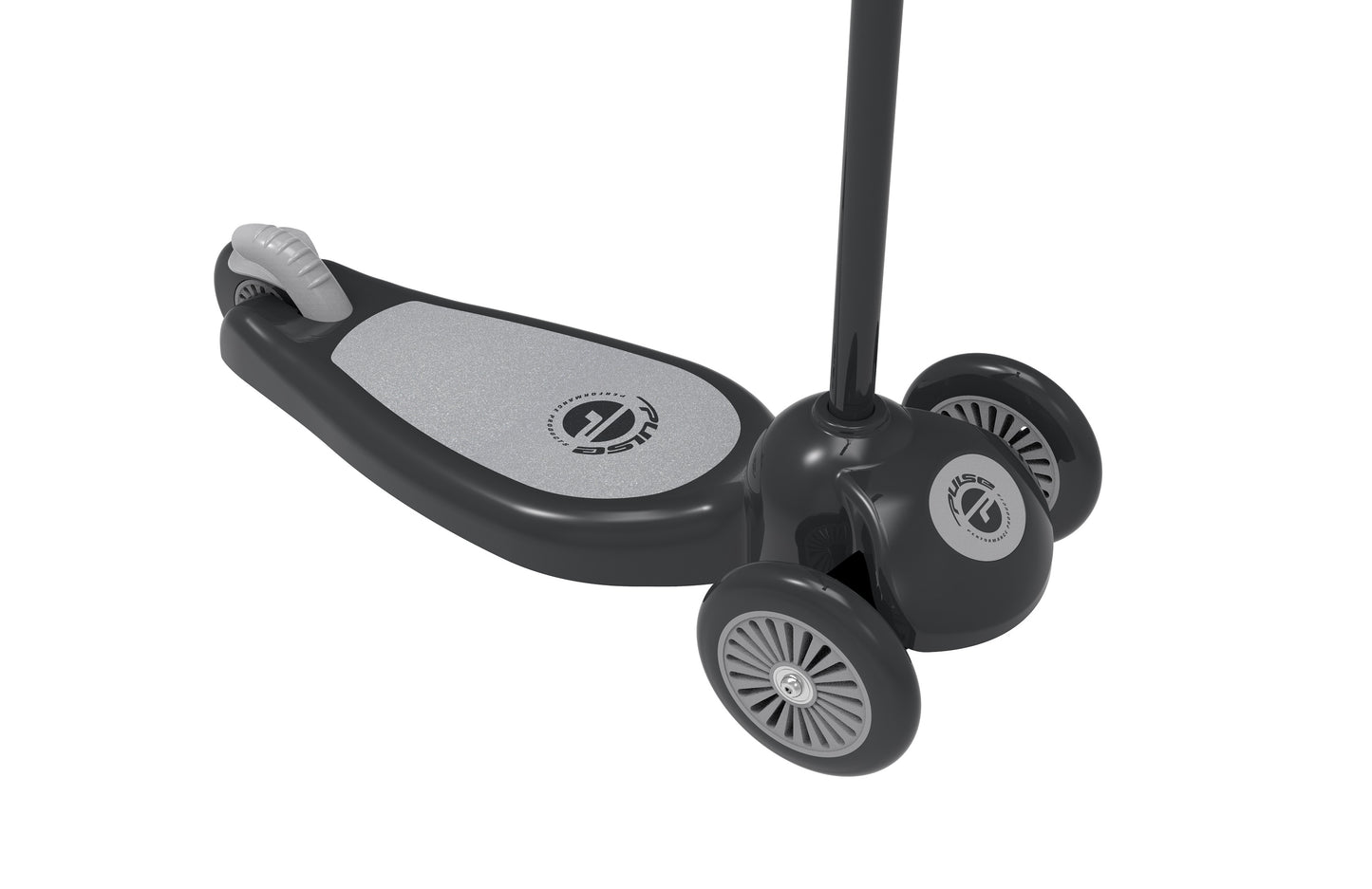 Pulse Scooters Kick 3-Wheel Leaning Scooter Black/Grey