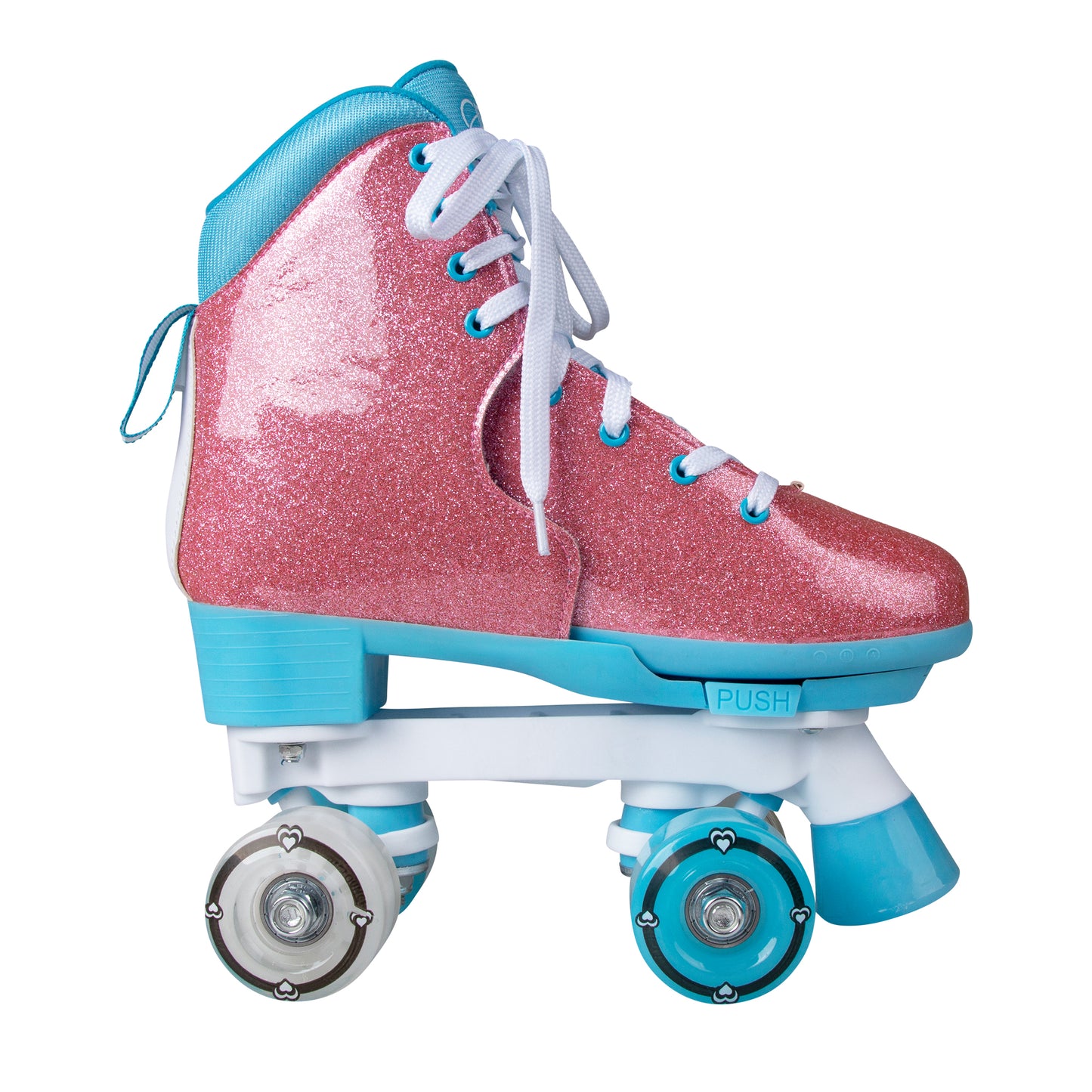 Circle Society Adjustable Bling Pink Skate - Size 3-7K