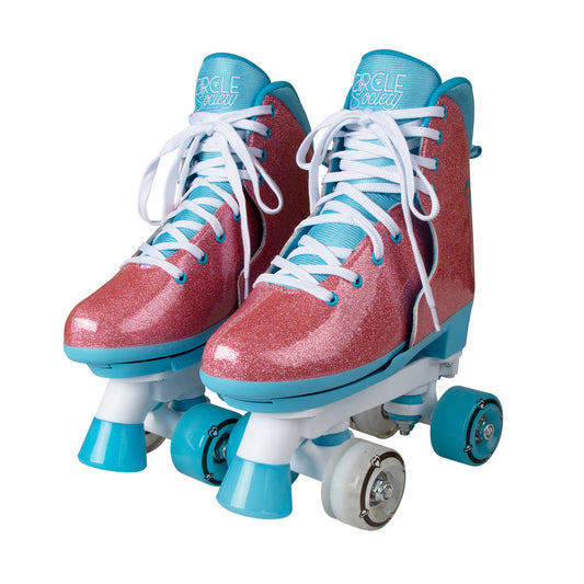 Circle Society Adjustable Bling Pink Skate - Size 3-7K