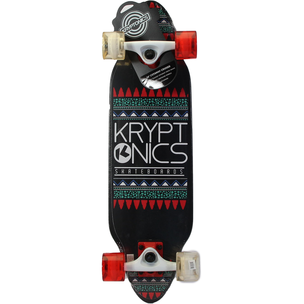 Kryptonics Completes 26" Mini Cutaway Cruiser Skb Tracked 2Pk