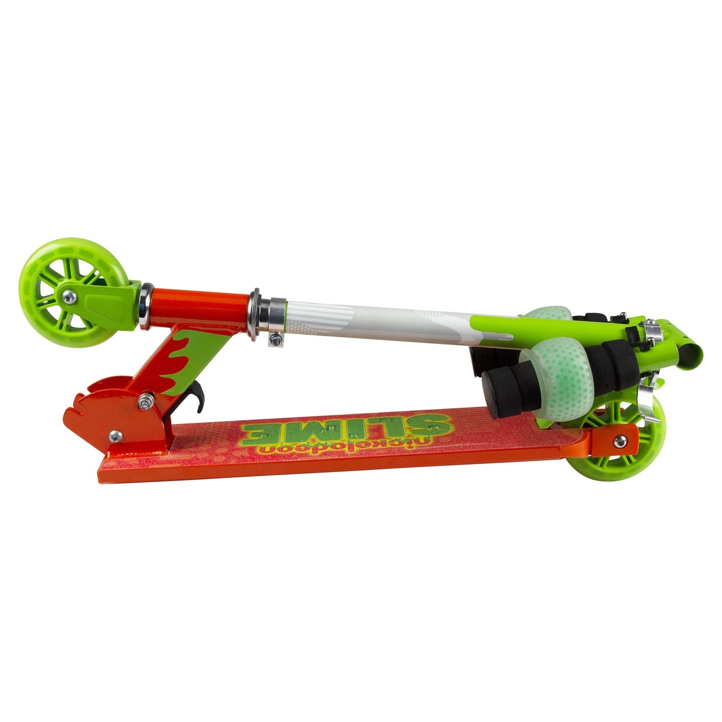 Playwheels Scooters 2-Wheel Aluminum Folding Slime Liquid Deck W/Squish Grips