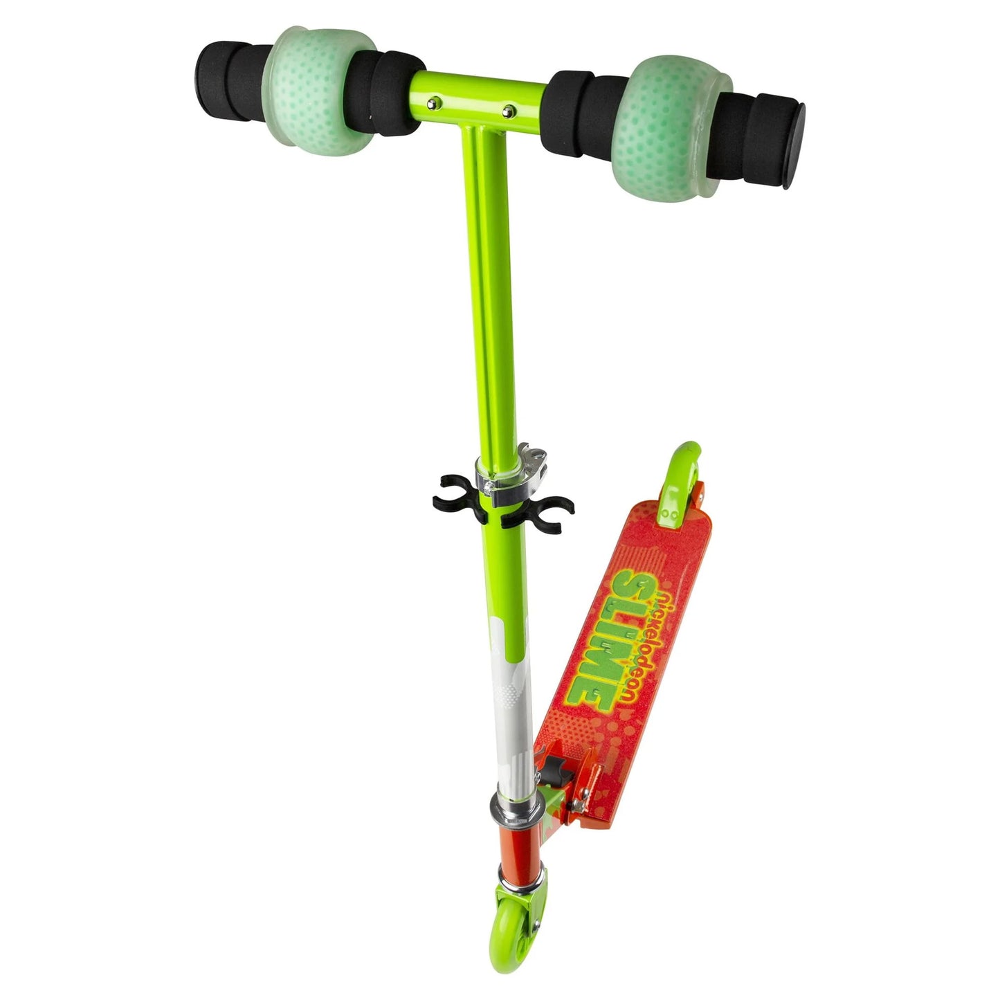 Playwheels Scooters 2-Wheel Aluminum Folding Slime Liquid Deck W/Squish Grips