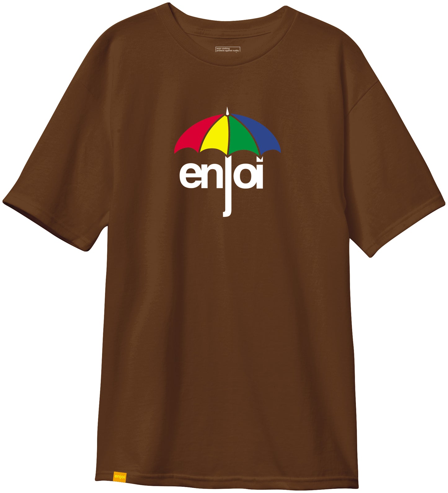 enjoi Apparel Umbrella 2.0 Mocha Joe Short Sleeve Tee Shirt