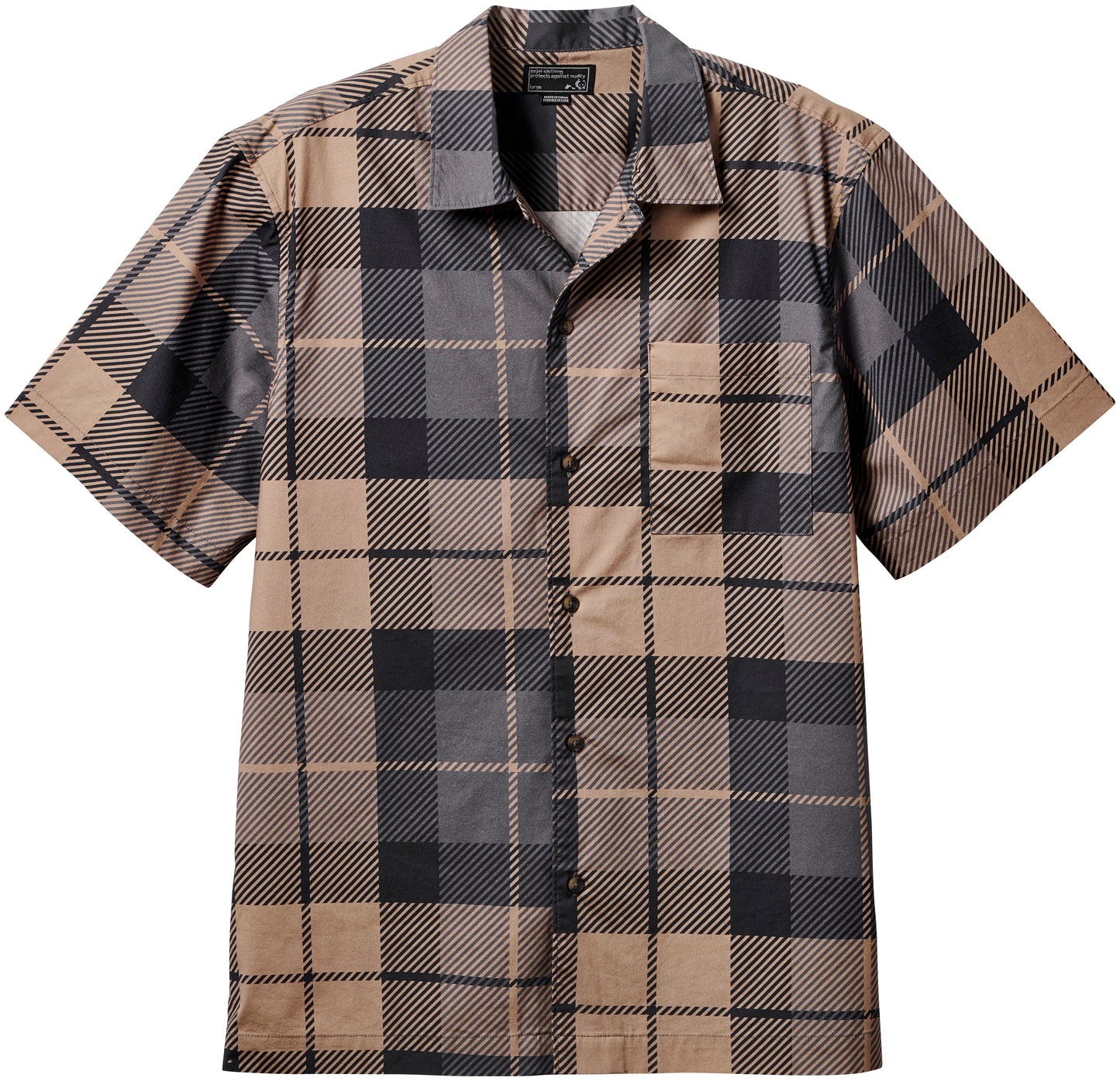 enjoi Apparel Rad Plaid Short Sleeve Button-Up