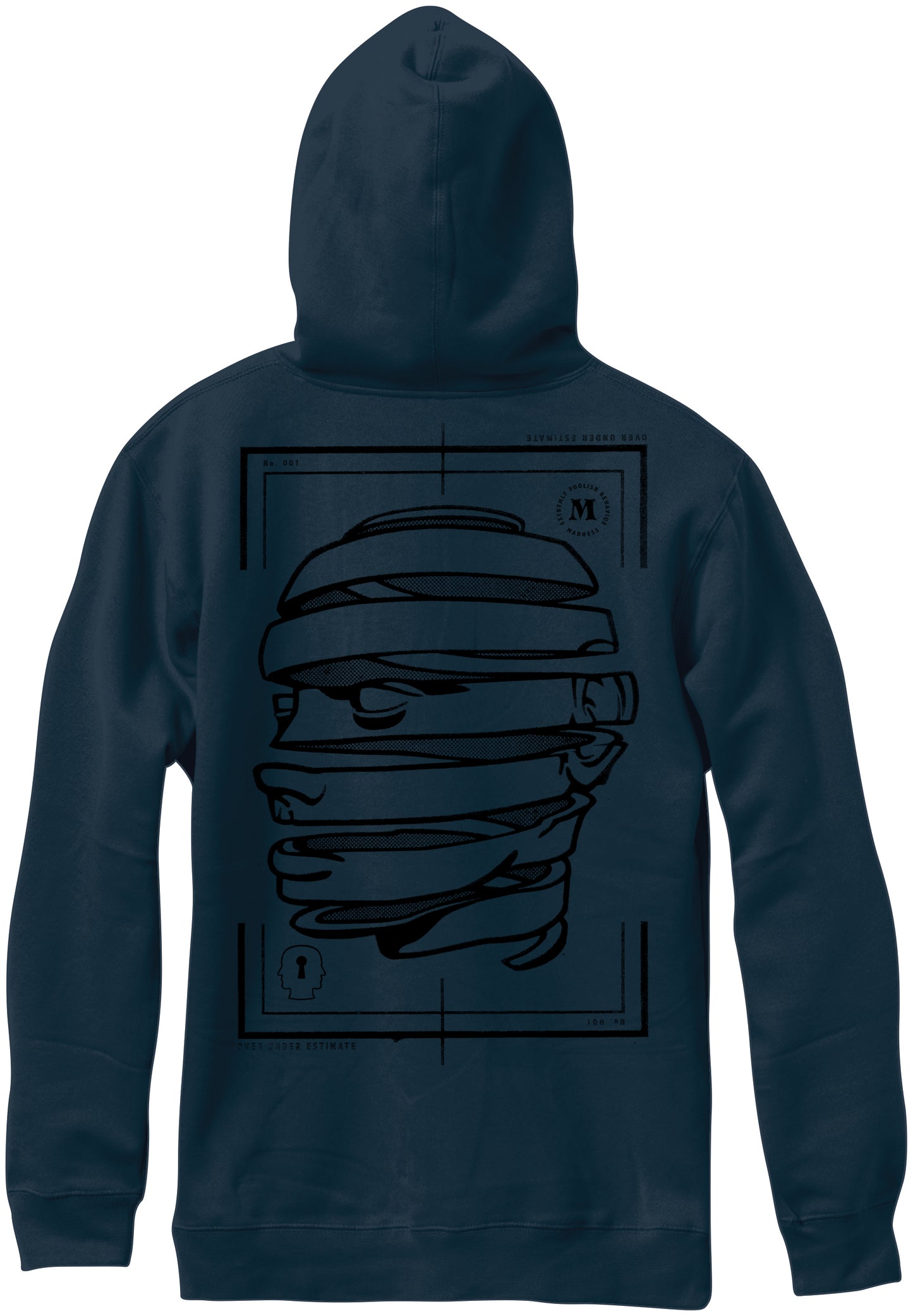 Madness Apparel Head Well Midnight Navy Pullover Hoodie