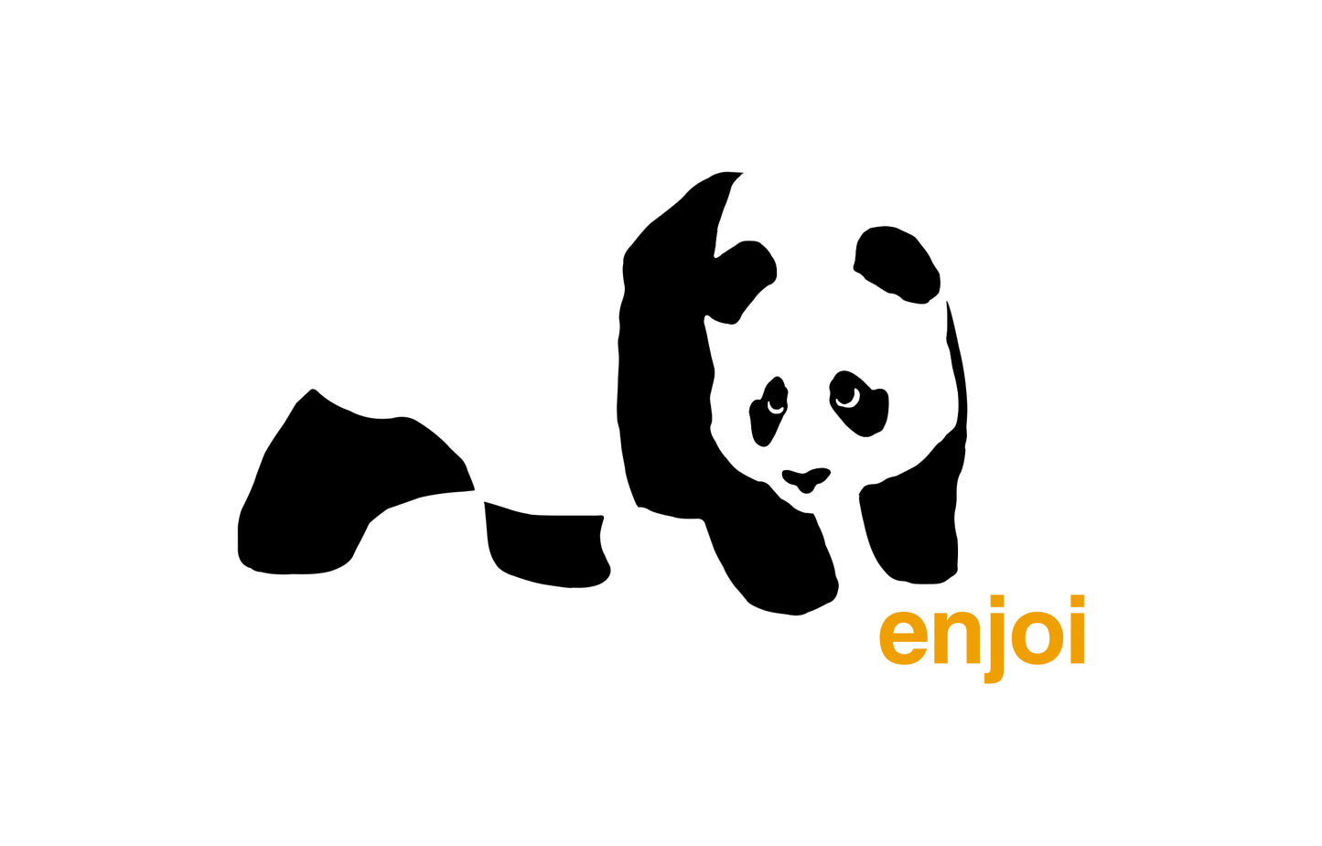 enjoi Stickers Panda Logo 10-Pack