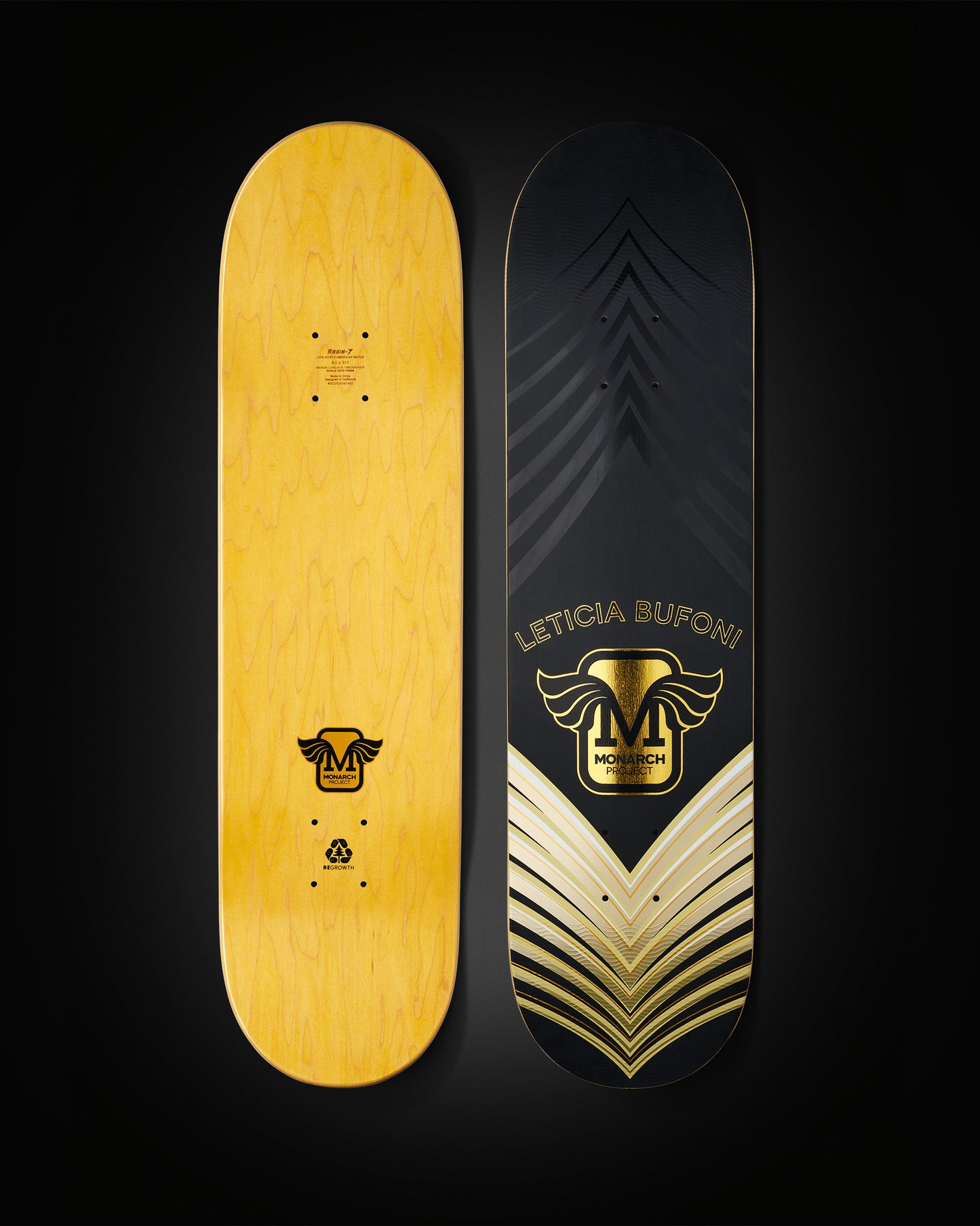 Monarch Project Decks Bufoni Horus Gold R7 8.0"