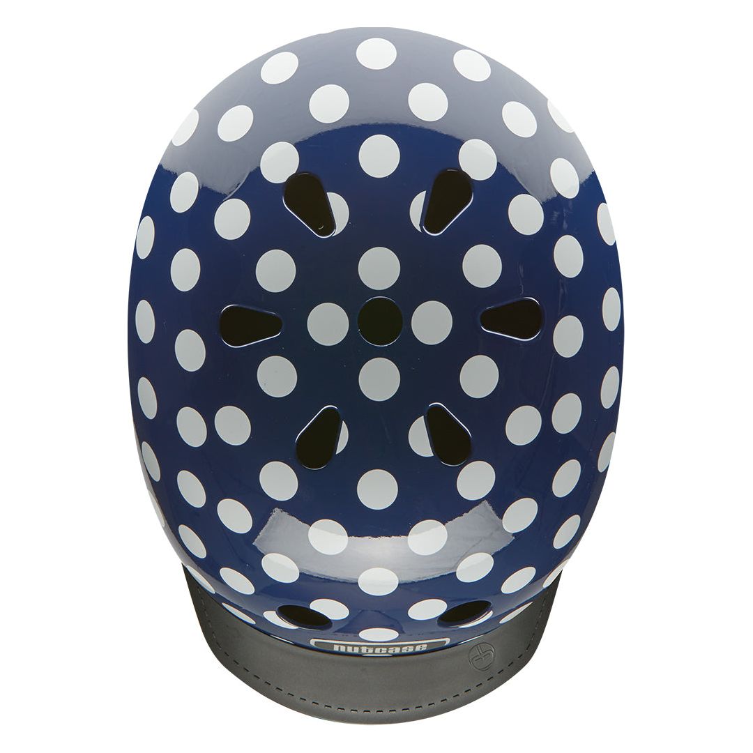 Navy Dots Street Helmet